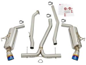 Afe - Advance Flow Engineering - 49-36615-L | AFE Power Takeda 304 Stainless Steel Cat-Back Exhaust w/ Blue Flame Tip (2016-2021 Civic L4-1.5L t) - Image 3