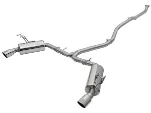Afe - Advance Flow Engineering - 49-36615-P | AFE Power Takeda 2-1/4 to 2-1/2 IN 304 Stainless Steel Cat-Back Exhaust w/Polished Tips (2016-2021 Civic L4-1.5L t) - Image 2