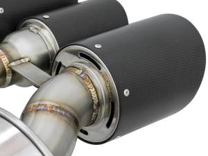Afe - Advance Flow Engineering - 49-36616-C | AFE Power Takeda 3 IN 304 Stainless Steel Cat-Back Exhaust System w/ Carbon Fiber Tips (2017-2021 Civic L4-2.0L t) - Image 5