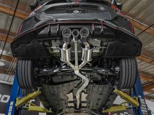 Afe - Advance Flow Engineering - 49-36616-C | AFE Power Takeda 3 IN 304 Stainless Steel Cat-Back Exhaust System w/ Carbon Fiber Tips (2017-2021 Civic L4-2.0L t) - Image 8