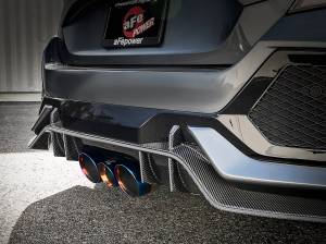 Afe - Advance Flow Engineering - 49-36616-L | AFE Power Takeda 3 IN 304 Stainless Steel Cat-Back Exhaust System w/ Blue Flame Tip (2017-2021 Civic L4-2.0L t) - Image 9