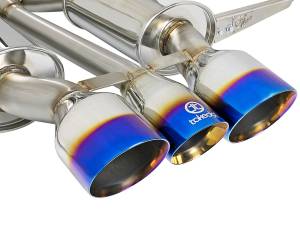 Afe - Advance Flow Engineering - 49-36616-L | AFE Power Takeda 3 IN 304 Stainless Steel Cat-Back Exhaust System w/ Blue Flame Tip (2017-2021 Civic L4-2.0L t) - Image 4