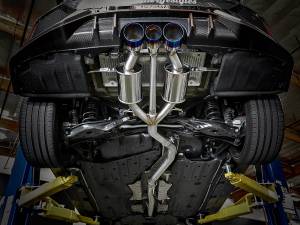 Afe - Advance Flow Engineering - 49-36616-L | AFE Power Takeda 3 IN 304 Stainless Steel Cat-Back Exhaust System w/ Blue Flame Tip (2017-2021 Civic L4-2.0L t) - Image 8