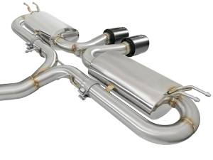 Afe - Advance Flow Engineering - 49-36618-B | AFE Power Takeda 3 IN 304 Stainless Steel Cat-Back Exhaust w/ Center Black Tips (2017-2020 Civic Si L4-1.5L t) - Image 3