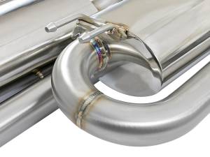 Afe - Advance Flow Engineering - 49-36618-B | AFE Power Takeda 3 IN 304 Stainless Steel Cat-Back Exhaust w/ Center Black Tips (2017-2020 Civic Si L4-1.5L t) - Image 4