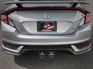 Afe - Advance Flow Engineering - 49-36618-L | AFE Power Takeda 3 IN 304 Stainless Steel Cat-Back Exhaust System w/ Blue Flame Tip (2017-2020 Civic Si L4-1.5L t) - Image 8