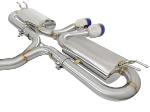 Afe - Advance Flow Engineering - 49-36618-L | AFE Power Takeda 3 IN 304 Stainless Steel Cat-Back Exhaust System w/ Blue Flame Tip (2017-2020 Civic Si L4-1.5L t) - Image 3