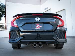 Afe - Advance Flow Engineering - 49-36619-C | AFE Power Takeda 2-1/2 IN 304 Stainless Steel Cat-Back Exhaust System w/ Carbon Fiber Tips (2017-2020 Civic Si L4-1.5L t) - Image 5