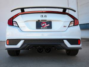 Afe - Advance Flow Engineering - 49-36620-B | AFE Power Takeda 2-1/2 IN 304 Stainless Steel Cat-Back Exhaust System w/ Black Tips (2017-2020 Civic Si L4-1.5L t) - Image 5