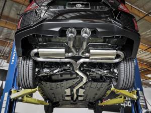 Afe - Advance Flow Engineering - 49-36621-1C | AFE Power Takeda 3 IN 304 Stainless Steel Cat-Back Exhaust System w/ Carbon Fiber Tips (2017-2020 Civic Si L4-1.5L t) - Image 3