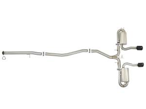 Afe - Advance Flow Engineering - 49-36621-B | AFE Power Takeda 3 IN 304 Stainless Steel Cat-Back Exhaust System w/ Black Tips (2017-2020 Civic Si L4-1.5L t) - Image 2