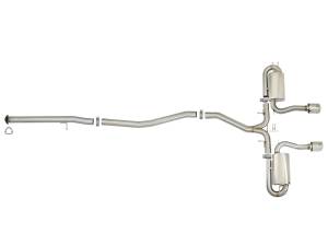 Afe - Advance Flow Engineering - 49-36621-P | AFE Power Takeda 3 IN 304 Stainless Steel Cat-Back Exhaust System w/ Polished Tips (2017-2020 Civic Si L4-1.5L t) - Image 2