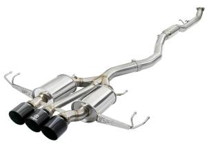Afe - Advance Flow Engineering - 49-36623-B | AFE Power Takeda 3 IN 304 Stainless Steel Cat-Back Exhaust System w/ Black Tips (2017-2021 Civic L4-2.0L t) - Image 1
