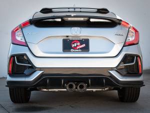 Afe - Advance Flow Engineering - 49-36624-C | AFE Power Takeda 3 IN 304 Stainless Steel Cat-Back Exhaust System w/ Carbon Fiber Tips (2017-2021 Civic Sport L4-1.5L t) - Image 4