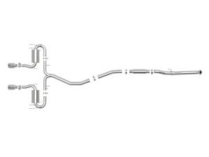 Afe - Advance Flow Engineering - 49-36624-P | AFE Power Takeda 3 IN 304 Stainless Steel Cat-Back Exhaust System w/ Polished Tips (2017-2021 Civic Sport L4-1.5L t) - Image 2