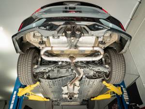 Afe - Advance Flow Engineering - 49-36625-L | AFE Power Takeda 2-1/2 IN 304 Stainless Steel Axle-Back Exhaust System w/ Blue Flame Tips (2017-2021 Civic Sport L4-1.5L t) - Image 3