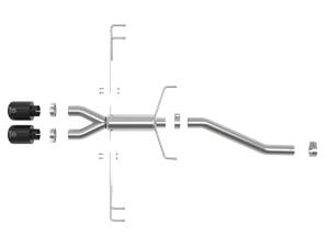 Afe - Advance Flow Engineering - 49-36626-B | AFE Power Takeda 2-1/2 IN 304 Stainless Steel Axle-Back Exhaust System w/ Black Tips (2017-2021 Civic Type R L4-2.0L t) - Image 2