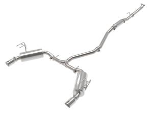 Afe - Advance Flow Engineering - 49-36628-P | AFE Power Takeda 2-1/2 IN to 2-1/4 IN 304 Stainless Steel Cat-Back Exhaust System Polished (2022-2024 Civic L4-1.5L t) - Image 1