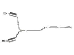 Afe - Advance Flow Engineering - 49-36629-P | AFE Power Takeda 2-1/2 IN to 2-1/4 IN 304 Stainless Steel Cat-Back Exhaust System Polished (2009-2014 TSX L4-2.4L) - Image 2