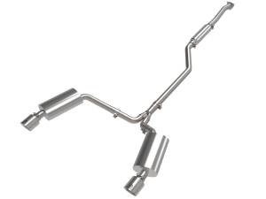 49-36629-P | AFE Power Takeda 2-1/2 IN to 2-1/4 IN 304 Stainless Steel Cat-Back Exhaust System Polished (2009-2014 TSX L4-2.4L)