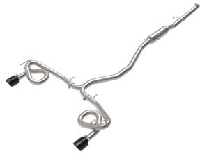 Afe - Advance Flow Engineering - 49-36630-B | AFE Power Takeda 2-1/2 IN to 3 IN 304 Stainless Steel Cat-Back Exhaust w/ Black Tips (2022-2024 Civic Si L4-1.5L t) - Image 1