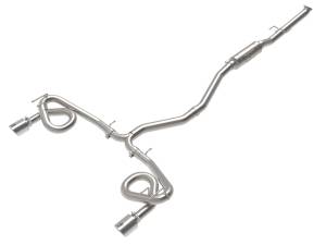 Afe - Advance Flow Engineering - 49-36630-P | AFE Power Takeda 2-1/2 IN to 3 IN 304 Stainless Steel Cat-Back Exhaust w/ Polished Tips (2022-2024 Civic Si L4-1.5L t) - Image 1