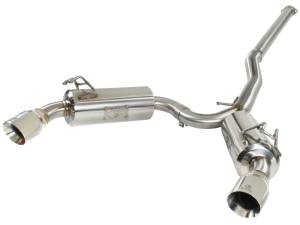 Afe - Advance Flow Engineering - 49-36701 | AFE Power Takeda 3 IN to 2-1/2 IN 304 Stainless Steel Cat-Back Exhaust w/ Polished Tips (2008-2015 Lancer L4-2.0L t) - Image 2