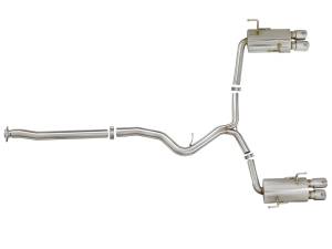 Afe - Advance Flow Engineering - 49-36801-P | AFE Power Takeda 3 IN to 2-1/4 IN 304 Stainless Steel Cat-Back Exhaust w/ Polished Tip (2015-2020 WRX Sti H4-2.0/2.5L t) - Image 2