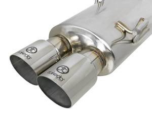 Afe - Advance Flow Engineering - 49-36801-P | AFE Power Takeda 3 IN to 2-1/4 IN 304 Stainless Steel Cat-Back Exhaust w/ Polished Tip (2015-2020 WRX Sti H4-2.0/2.5L t) - Image 3