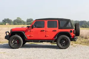 Rough Country - RCJ1866B | Rough Country Wheel to Wheel Nerf Steps (2018-2024 Wrangler JL Unlimited 4WD | 4 Door) - Image 3