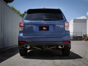 Afe - Advance Flow Engineering - 49-36804-P | AFE Power Takeda 2-1/2 IN to 2-1/4 IN 304 Stainless Steel Cat-Back Exhaust w/ Polished Tip (2014-2018 Forester XT H4-2.5L t) - Image 4