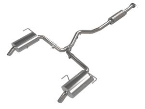 Afe - Advance Flow Engineering - 49-36805 | AFE Power Takeda 2-1/2 IN to 2-1/4 IN 304 Stainless Steel Cat-Back Exhaust System (2020-2024 Outback H4-2.4L t) - Image 1