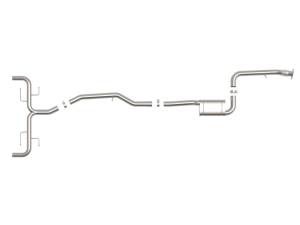 Afe - Advance Flow Engineering - 49-36903 | AFE Power MACH Force-Xp 2 IN to 2-1/2 IN Stainless Steel Cat-Back Exhaust System (2017-2024 Giulia L4-2.0L t) - Image 2