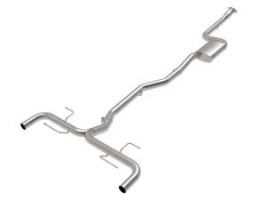 Afe - Advance Flow Engineering - 49-36903 | AFE Power MACH Force-Xp 2 IN to 2-1/2 IN Stainless Steel Cat-Back Exhaust System (2017-2024 Giulia L4-2.0L t) - Image 1