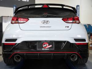 Afe - Advance Flow Engineering - 49-37007-P | AFE Power Takeda 3 IN 304 Stainless Steel Axle-Back Exhaust System w/ Polished Tips (2019-2020 Veloster N L4-2.0L t) - Image 6