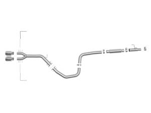 Afe - Advance Flow Engineering - 49-37011-P | AFE Power Takeda 3 IN to 2-1/2 IN 304 Stainless Steel Cat-Back Exhaust w/ Polished Tip (2019-2021 Veloster L4-1.6L t) - Image 2