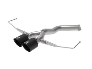 Afe - Advance Flow Engineering - 49-37012-B | AFE Power Takeda 3 IN to 2-1/2 IN 304 Stainless Steel Axle-Back Exhaust w/ Black Tip (2019-2021 Veloster L4-1.6L t) - Image 1