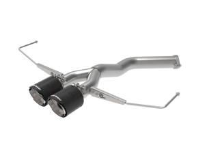 Afe - Advance Flow Engineering - 49-37012-C | AFE Power Takeda 3 IN to 2-1/2 IN 304 Stainless Steel Axle-Back Exhaust Carbon Fiber Tip (2019-2021 Veloster L4-1.6L t) - Image 1