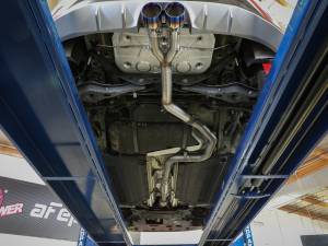 Afe - Advance Flow Engineering - 49-37012-L | AFE Power Takeda 3 IN to 2-1/2 IN 304 Stainless Steel Axle-Back Exhaust w/ Blue Flame Tip (2019-2021 Veloster L4-1.6L t) - Image 5