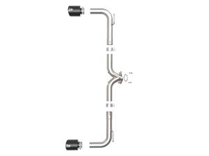 Afe - Advance Flow Engineering - 49-37014-B | AFE Power Takeda 2-1/2 IN 304 Stainless Steel Axle-Back Exhaust System w/ Black Tips (2014-2018 3 L4-2.0/2.5L) - Image 2
