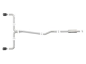 Afe - Advance Flow Engineering - 49-37015-B | AFE Power Takeda 2-1/2 IN 304 Stainless Steel Cat-Back Exhaust System w/ Black Tips (2014-2018 3 L4-2.0/2.5L) - Image 2
