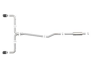 Afe - Advance Flow Engineering - 49-37015-C | AFE Power Takeda 2-1/2 IN 304 Stainless Steel Cat-Back Exhaust System w/ Carbon Fiber Tips (2014-2018 3 L4-2.0/2.5L) - Image 2