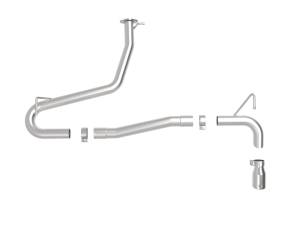Afe - Advance Flow Engineering - 49-37017NM-P | AFE Power Takeda 2-1/2 IN 304 Stainless Steel Axle-Back Exhaust w/o Muffler Polished Tips (2018-2023 Kona L4-1.6L t) - Image 2