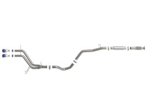 Afe - Advance Flow Engineering - 49-37018-L | AFE Power Takeda 2-1/2 IN to 3 IN 304 Stainless Steel Cat-Back Exhaust w/ Blue Flame Tip (2013-2017 Veloster L4-1.6L t) - Image 2