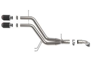 Afe - Advance Flow Engineering - 49-37019-C | AFE Power Takeda 3 IN to 2-1/2 IN 304 Stainless Steel Axle-Back Exhaust Carbon Fiber Tip (2013-2017 Veloster L4-1.6L t) - Image 2