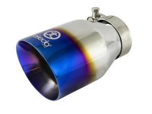 Afe - Advance Flow Engineering - 49-37019-L | AFE Power Takeda 3 IN to 2-1/2 IN 304 Stainless Steel Axle-Back Exhaust w/ Blue Flame Tip (2013-2017 Veloster L4-1.6L t) - Image 3