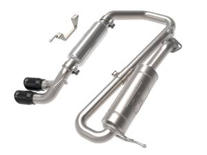 Afe - Advance Flow Engineering - 49-37020-B | AFE Power Takeda 2-1/4 IN 304 Stainless Steel Cat-Back Exhaust System w/ Black Tip (2018-2021 Jimny L4-1.5L) - Image 1
