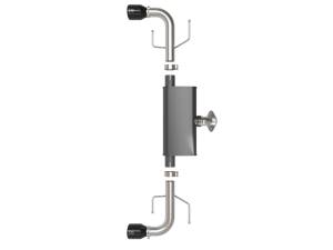 Afe - Advance Flow Engineering - 49-37021-B | AFE Power Takeda 2-1/2 IN 304 Stainless Steel Axle-Back Exhaust System w/ Black Tip (2017-2024 CX-5 L4-2.5/2.5L t) - Image 2