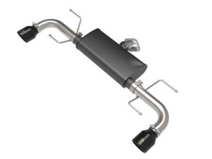 Afe - Advance Flow Engineering - 49-37021-B | AFE Power Takeda 2-1/2 IN 304 Stainless Steel Axle-Back Exhaust System w/ Black Tip (2017-2024 CX-5 L4-2.5/2.5L t) - Image 1