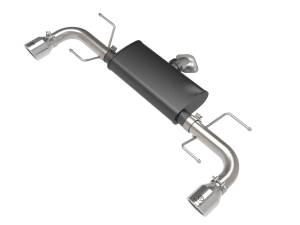 Afe - Advance Flow Engineering - 49-37021-P | AFE Power Takeda 2-1/2 IN 304 Stainless Steel Axle-Back Exhaust System w/ Polished Tip (2017-2024 CX-5 L4-2.5/2.5L t) - Image 1